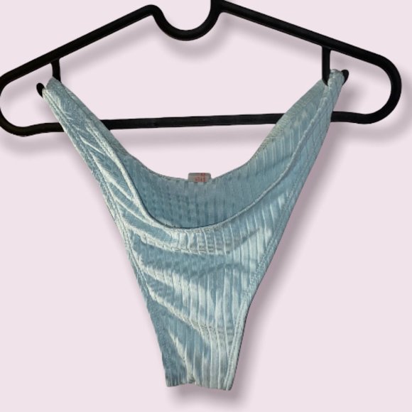 Blue Bikini Bottoms (never worn) - Picture 1 of 2